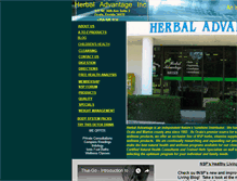 Tablet Screenshot of herbaladvantages.com